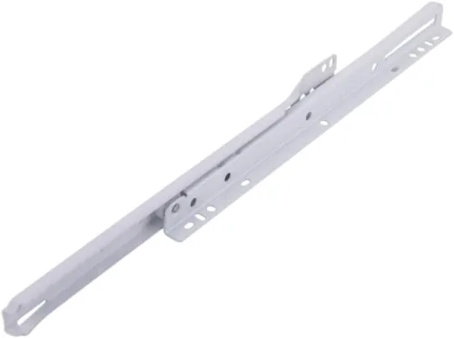 Miniatura 2 de Diapositivas de cajón de montaje inferior de acero con revestimiento blanco de 12 pulgadas