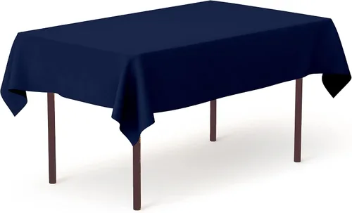 Miniatura 162 de Pomp Mantel Premium de Poliéster de 60" x 84" en Color Amarillo Plátano Tela Fácil de Cuidar, Resistente a Arrugas y Manchas Para Mesa Banana