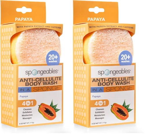 Miniatura 19 de Spongeables Anti-Cellulite Body Wash in a Sponge, Moisturizer and Exfoliator, 20+ Washes