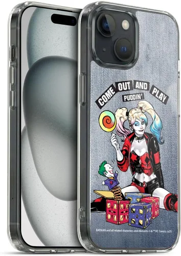 Miniatura 47 de Head Case Designs Funda de gel suave con licencia oficial de Batman DC Comics Love Hate Joker Harley Quinn Graphics [protección de grado militar]