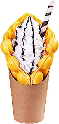 Miniatura 9 de ALDKitchen Exhibidor de gofres de burbujas Waffle de burbujas artificiales para restaurantes Decoración de alimentos (18)