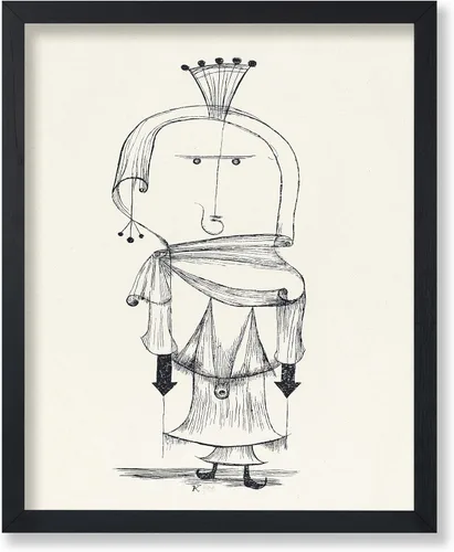 Miniatura 69 de Poster Master Póster vintage de Paul Klee – Impresión retro de cómicos – Arte de dibujo – Arte abstracto – Regalo para hombres y mujeres – Estilo-09