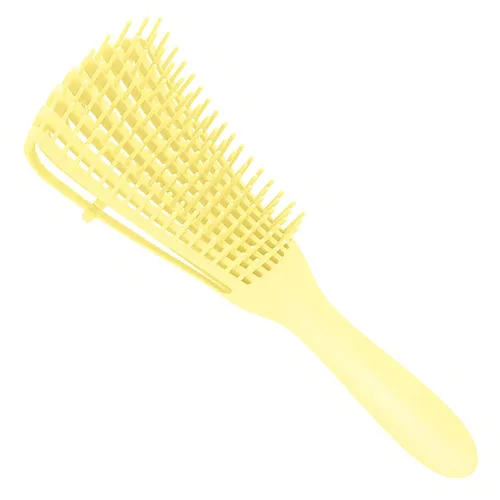 Miniatura 21 de Cepillo para el cabello, cepillo desenredante para cabello afroamericano/africano texturizado 3a a 4c rizado