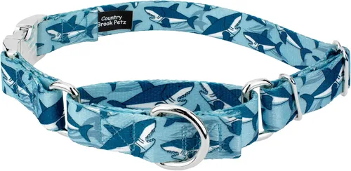 Miniatura 6 de Country Brook Petz - Collar de perro Martingala de dinosaurios con hebilla premium - Colección Critter Corner con 6 diseños temáticos de criaturas