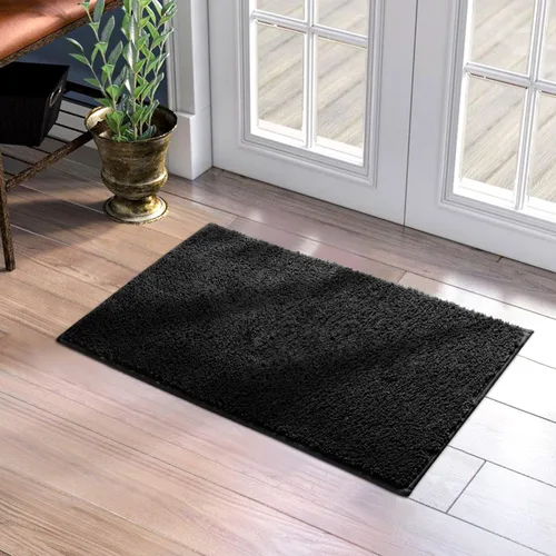 Miniatura 9 de HOMEIDEAS Tapetes para puerta de interior, 17 x 29 pulgadas, súper absorbentes, antideslizantes, para entrada, parte delantera y trasera, tapete