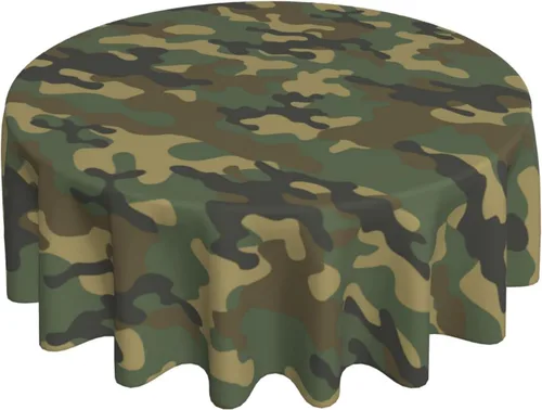 Miniatura 9 de Mantel náutico costero redondo de 60 pulgadas para verano, playa, estrella de mar, coral, conchas marinas, mantel decorativo con tela impermeable