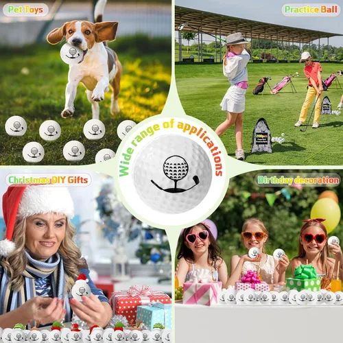 Miniatura 7 de Mudder 200 pelotas de práctica de golf de espuma a granel, bola de espuma suave, sensación realista, práctica limitada de mosca para entrenamiento