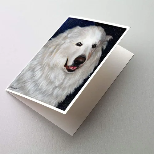 Miniatura 198 de Caroline's Treasures PPP3013GCA7P - Tarjetas de felicitación y sobres para mascotas de Basset Hound Teacher, paquete de 8 tarjetas en blanco