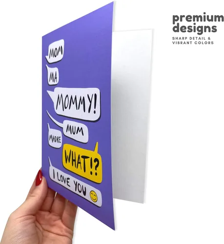 Miniatura 4 de Sleazy Greetings Divertida tarjeta del día de la madre de 5 x 7 pulgadas con sobre a juego Tarjeta de mensajes molestos para mamá