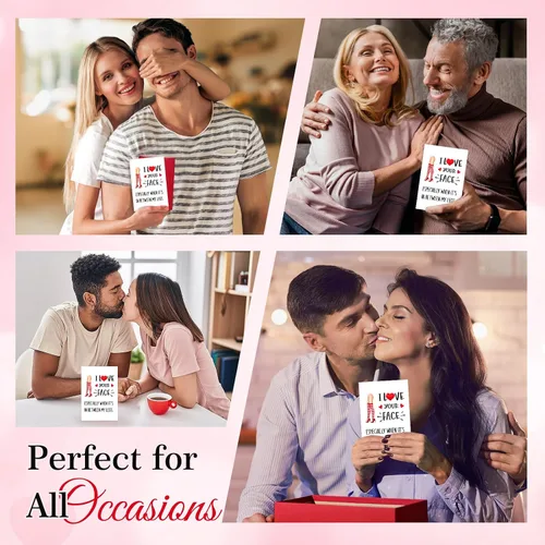 Miniatura 6 de PETCEE Divertida tarjeta de San Valentín para él, marido, novio, tarjetas de San Valentín traviesas y sucias para hombres y adultos, tarjeta