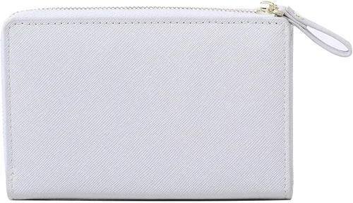Miniatura 7 de JIUFENG Cartera con cremallera para mujer, con bloqueo RFID, multiusos, tarjeteros, monederos cortos