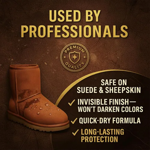 Miniatura 3 de Eagle Spray protector de gamuza y nobuck de 8.5 fl oz – Spray impermeable compatible con botas y chaquetas UGG Protege del agua, manchas, suciedad