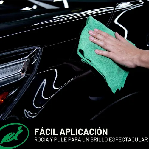 Miniatura 5 de Turtle Wax Hybrid Solutions - Aerosol de cera negra acrílica de cerámica para automóvil, restaura la apariencia de la pintura negra del automóvil