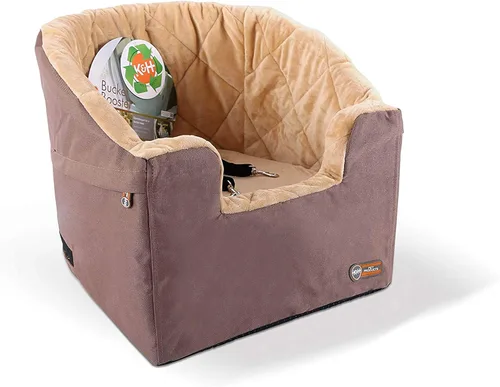 Miniatura 19 de K&H Pet Products Asiento elevador de cubo para perro, cinturón de seguridad seguro, 2 correas de seguridad, fundas lavables, asientos elevadores