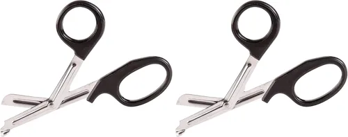 Briggs Cizalla de corte de precisión utilitaria/paramédico de 5.5 pulgadas, color negro, 27-757-020 (paquete de 2)