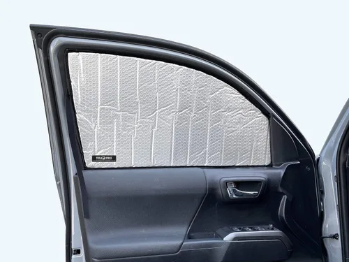 Miniatura 3 de YelloPro Ventana Lateral Asiento Delantero Parasol Reflectante Ajuste Personalizado para 2016 2017 2018 2019 2020 2021 2022 2023 Toyota Tacoma, TRD