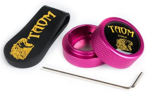Miniatura 25 de TAOM - Soporte para tiza de billar, herramienta práctica redonda, accesorios de billar, mini estuche magnético para punta de tiza, contenedor