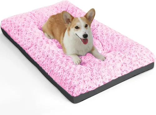 Miniatura 10 de POCBLUE Cama Extra Grande para Perro, Alfombrilla de Felpa XXL Lavable para Jaula/Cages, Cama Antideslizante para Mascotas para Uso