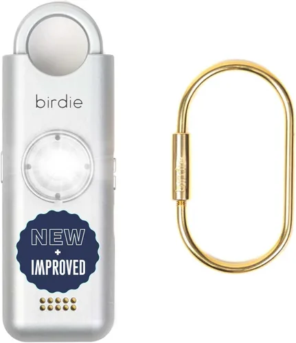 Miniatura 10 de She's Birdie Nueva versión 3.0 – La alarma de seguridad personal original para mujeres por mujeres, sirena fuerte, luz de flash y batería recargable