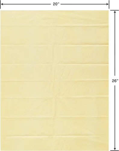 Miniatura 3 de Papyrus 8 hojas de papel de seda amarillo para regalos, decoraciones, manualidades, bricolaje y más