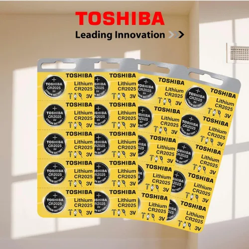 Miniatura 5 de Toshiba CR2025 Batería de moneda de litio de 3 voltios (500 baterías)