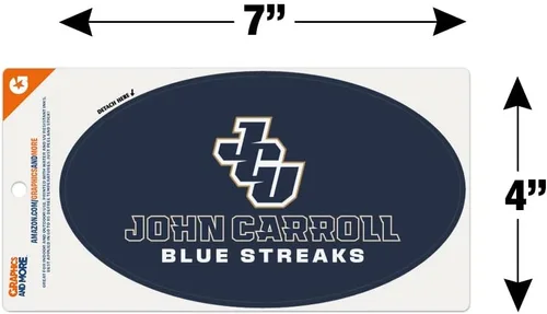 Miniatura 4 de GRAPHICS & MORE John Carroll University Blue Streaks Logo Automotive Car Refrigerador Locker Vinilo Euro Oval Imán