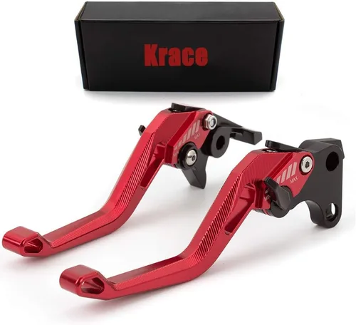 Miniatura 9 de Krace Palancas de freno de embrague ajustables CNC para motocicleta, par de palancas de freno de rombo 3D, ajuste para Honda Z125 monkey bike