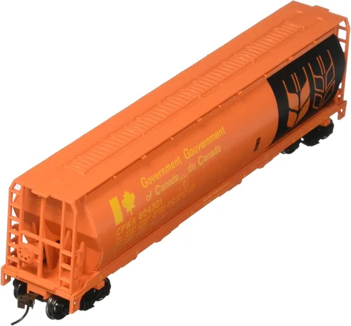 Miniatura 2 de Bachmann Trains - Tolva de grano cilíndrica canadiense de 4 bahías - Gobierno de Canadá - Escala HO