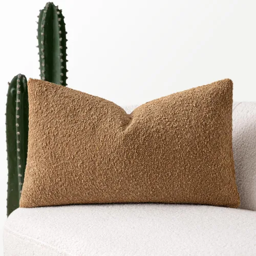 Miniatura 12 de MIULEE Funda de almohada texturizada con diseño de boucle, color azul aguamarina, funda de almohada lumbar sólida, decorativa de primavera, suave