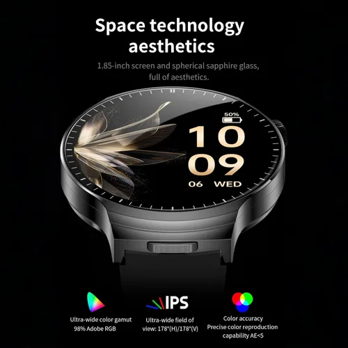 Miniatura 2 de Reloj inteligente con auriculares, pantalla grande HD de 1.85 pulgadas, reloj inteligente 2 en 1, llamada BT, más de 110 modos deportivos