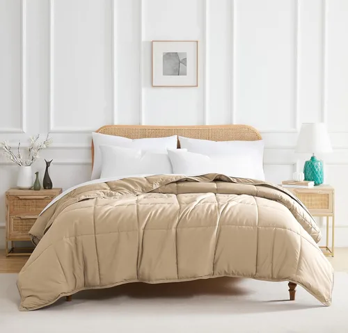 Miniatura 22 de Edredón ligero Southshore Fine Linens Vilano Springs, Microfibra, Bone, Full/ Queen Hueso