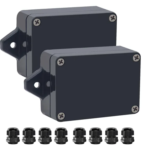 Miniatura 21 de Caja de conexiones Caja de conexiones IP65 impermeable de plástico ABS para proyectos eléctricos Caja de conexiones de alimentación Cajas