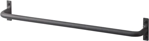 Miniatura 8 de SANEI W5717-365-W Toallero, barra de hierro, 14.4 pulgadas (14.370 in), fabricado en Japón, blanco, capacidad de carga de 6.6 libras (6.6 lbs)