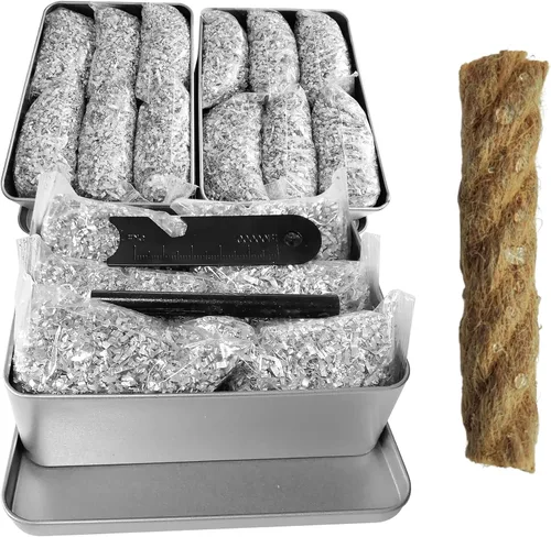 Miniatura 18 de Arrancador de incendios de emergencia Ferro Rod Striker Magnesio 6 bolsas para camping, senderismo, bushcraft, supervivencia, huracán al aire libre