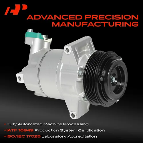 Miniatura 3 de A-Premium Compresor de aire acondicionado con embrague compatible con Nissan Versa 1.8L 2007 2008 2009 2010