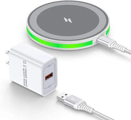 Cargador inalámbrico para iPhone 17 16 Pro Max, almohadilla de carga rápida para iPhone 16e/17 Pro/Air/17/16/16 Plus/16 Pro/15/15 Pro Max/15 Plus/15