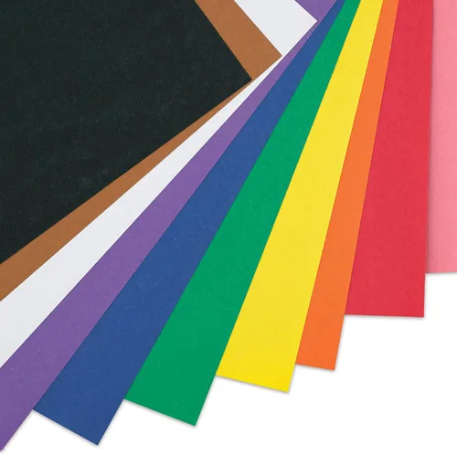 Miniatura 3 de artPOP! Papel de construcción para niños, almohadilla de 9 x 12 pulgadas, 40 hojas ligeras reciclables con 10 colores surtidos para manualidades
