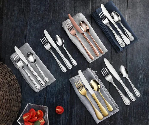 Miniatura 9 de New Star Foodservice 58161 Slimline (juego de 12 unidades), acero inoxidable