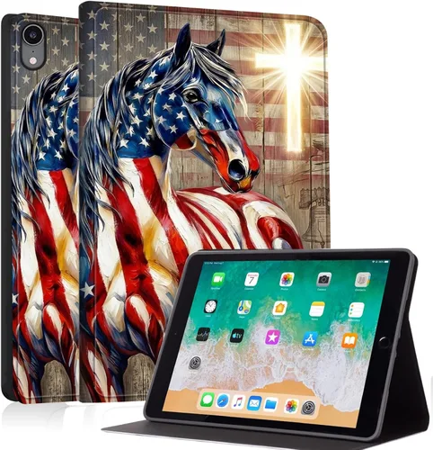 Case for iPad mini A17 Pro (7th/6th Gen 2024/2021), Slim Shockproof Protective Cover with Auto Sleep/Wake, Durable PU Leather Multi-Angle Stand