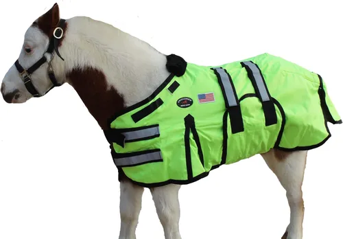 Miniatura 5 de 32-36 (pequeño) 1680D Miniatura Weanling Donkey Pony Horse Foal Manta de invierno 519TS01BK