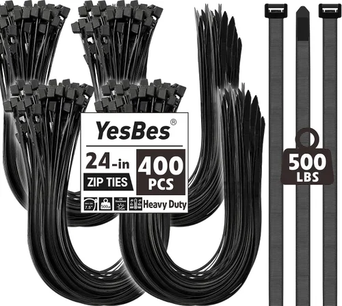 Miniatura 11 de 5000 bridas de 4 pulgadas, bridas pequeñas con resistencia a la tracción de 18 libras, bridas negras para uso en interiores y exteriores, bridas