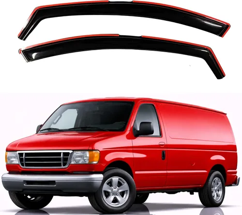 Miniatura 141 de KPY Visor de ventana compatible con Hyundai Tucson 2021-2025, 4 piezas de deflector de ventilación para ventana lateral, estilo Mugen, protector