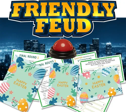 Miniatura 5 de Juego de peleas amistosas para el día de Pascua, suministros de juego de fiesta del día de Pascua, juegos del día de Pascua para adultos