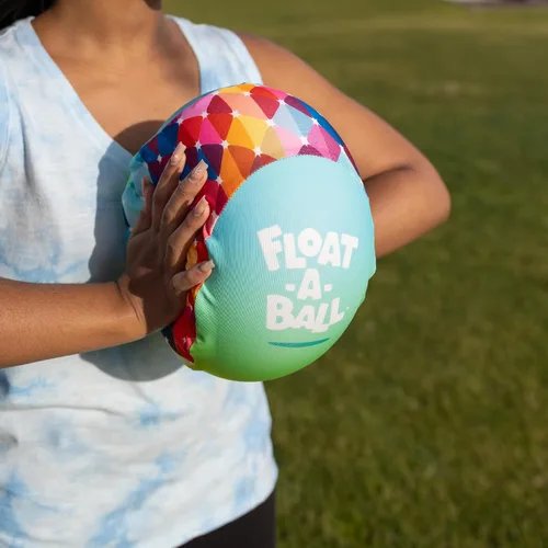 Miniatura 7 de Float-A-Ball - Paquete de 2 bolas flotantes ajustables para niños, juguete reutilizable para exteriores y piscina con globos adicionales, juego
