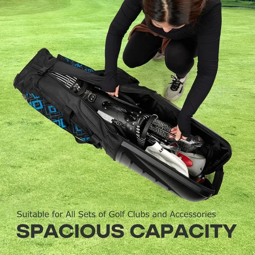 Miniatura 6 de Golf Travel Bags for Airlines with Reinforced Wheels, Hard Case Top and 1680D Heavy Duty Oxford Protect Golf Clubs, Lightweight and Easy to Use