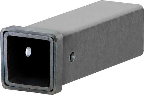 CURT 49517 Tubo receptor de enganche de remolque soldado de acero crudo de 3 x 12 pulgadas, agujero de pasador de 5/8 pulgadas