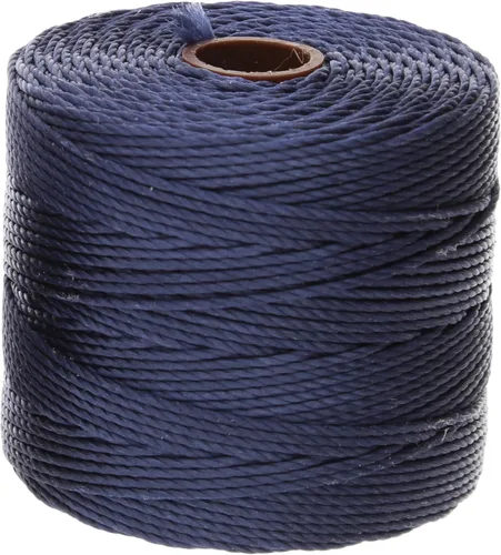 Miniatura 25 de The Beadsmith S-Lon - Cordón de nailon trenzado de 0.020 in para cuerda, color rojo oscuro, TEX210, carrete de 77 yardas
