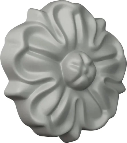 Miniatura 2 de Ekena Millwork ROS02X02NA Roseta redonda Nadia, 2 1/2"OD x 1/2"P, imprimado