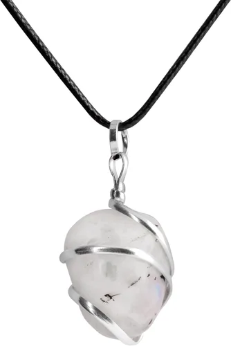 PYOR Collar con colgante curativo de Reiki de cristal, gemas de buena suerte, prosperidad, riqueza, piedras preciosas naturales, collares de buena