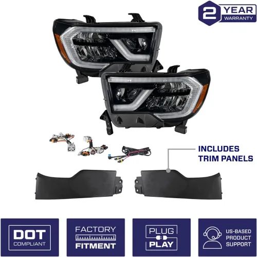Miniatura 5 de Form Lighting Faros LED secuenciales compatibles con Toyota Tundra 2007-2013 (par)
